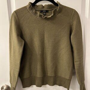 J. Crew Ruffleneck sweater